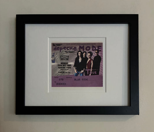 DEPECHE MODE  - 1993 Wembley Arena framed ticket giclee print